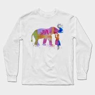 elephant and child Long Sleeve T-Shirt